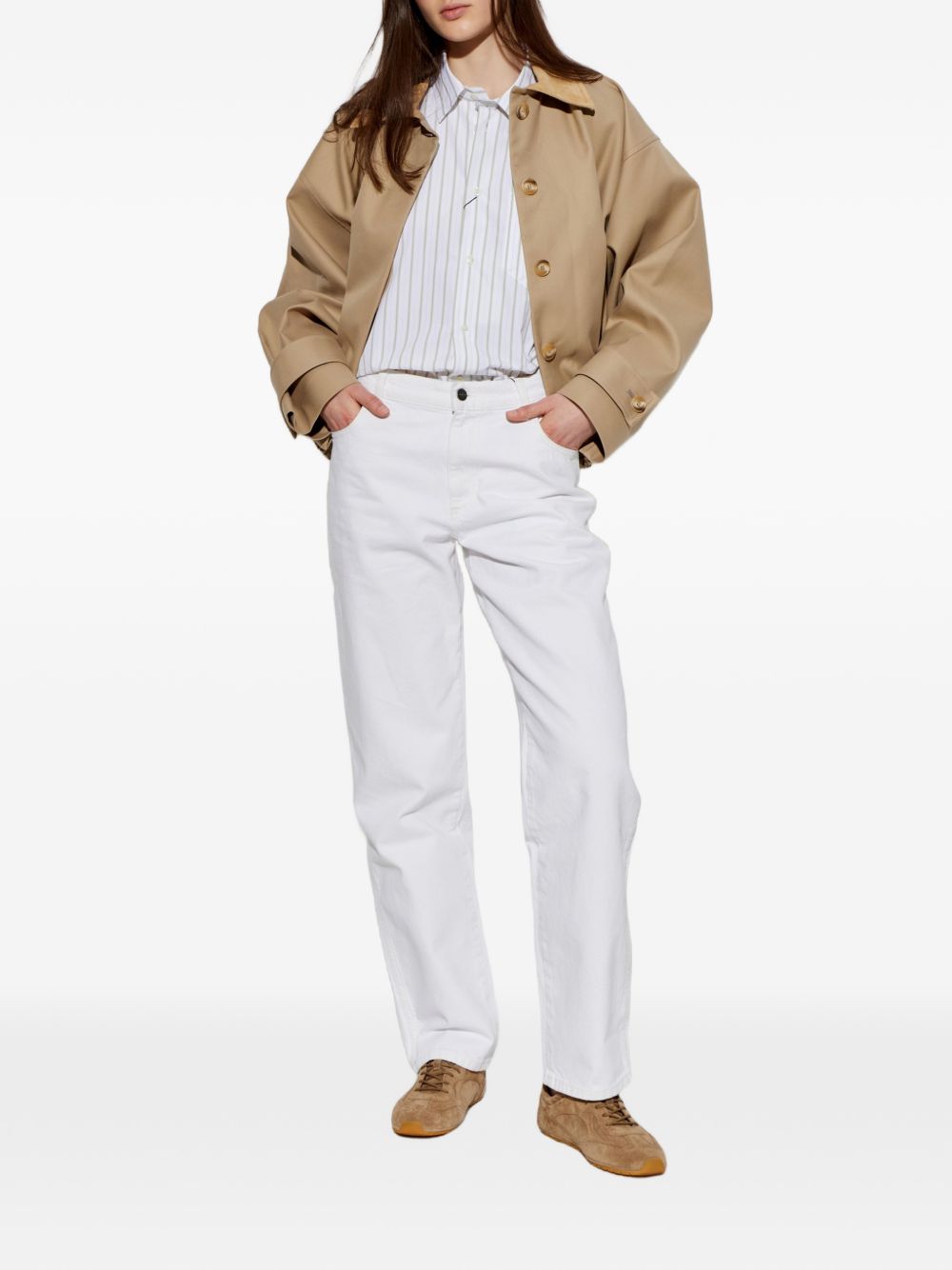 Tory Burch Field Leather Sneakers