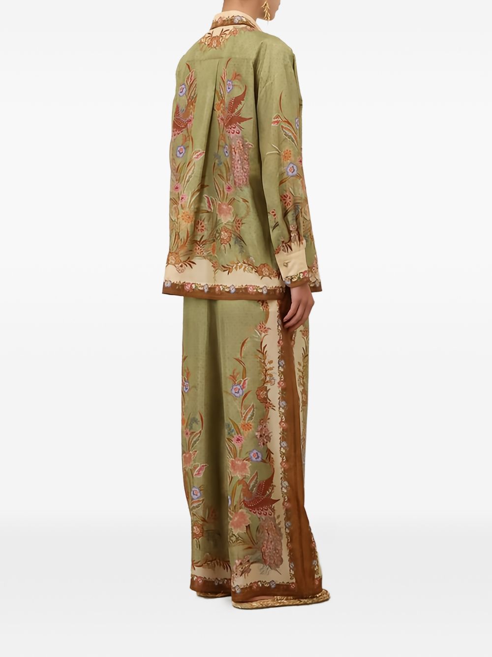 Zimmermann Indra Printed Silk Shirt
