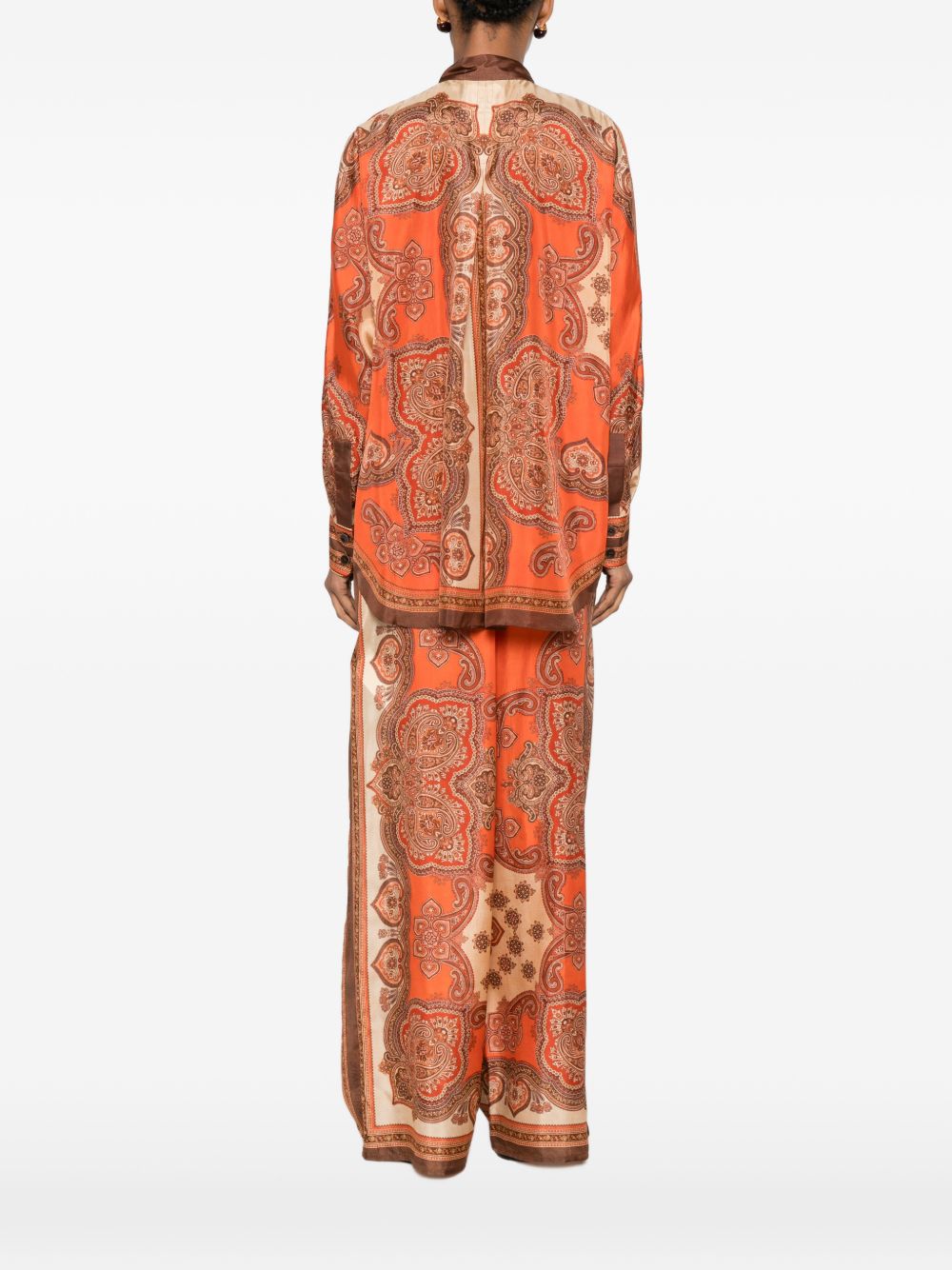 Zimmermann Mahon Printed Silk Shirt