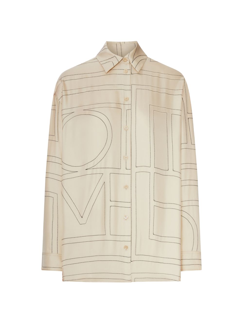 Toteme Pre Embroidered Silk Shirt