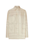 Toteme Pre Embroidered Silk Shirt