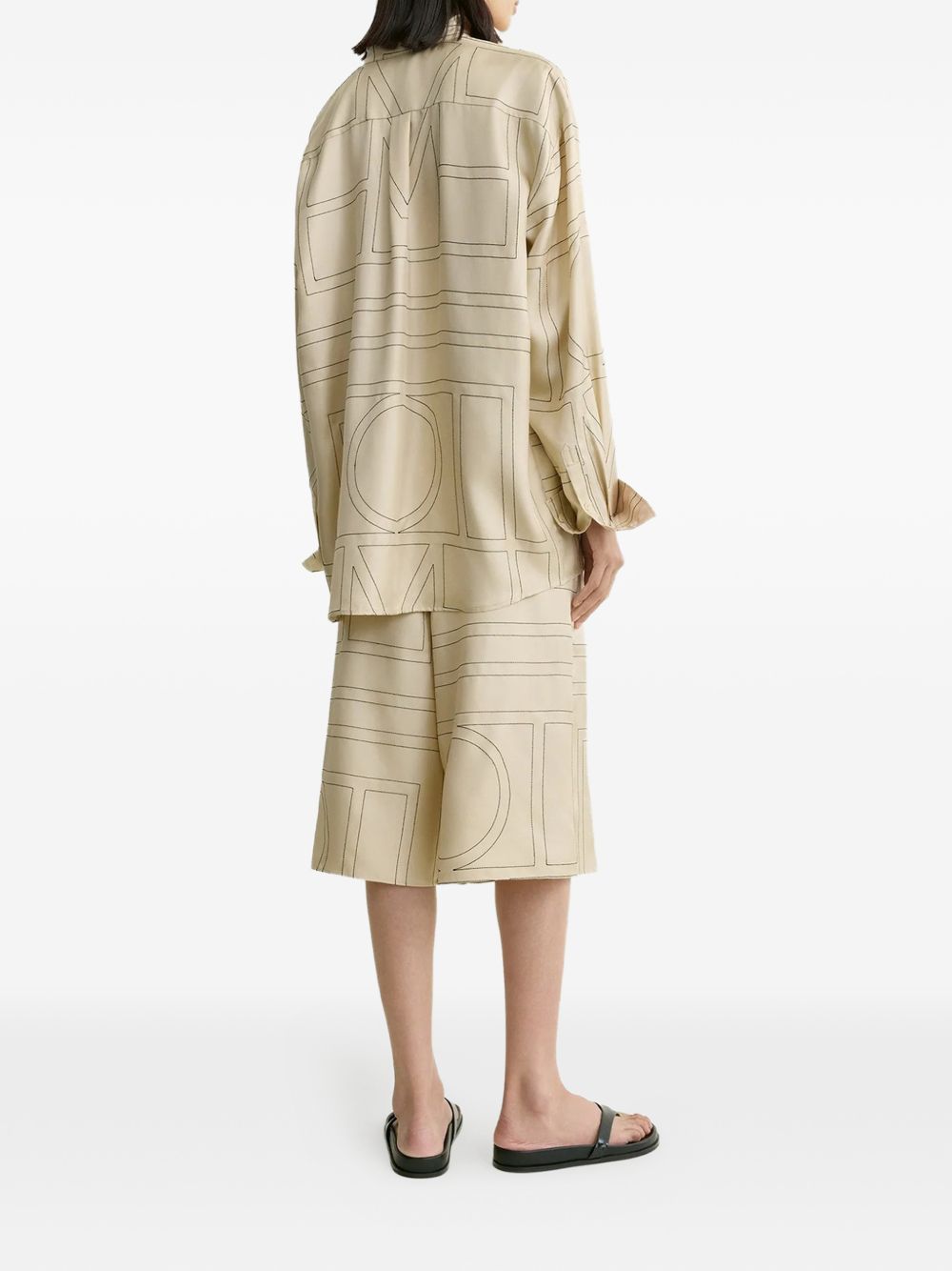 Toteme Pre Embroidered Silk Shirt