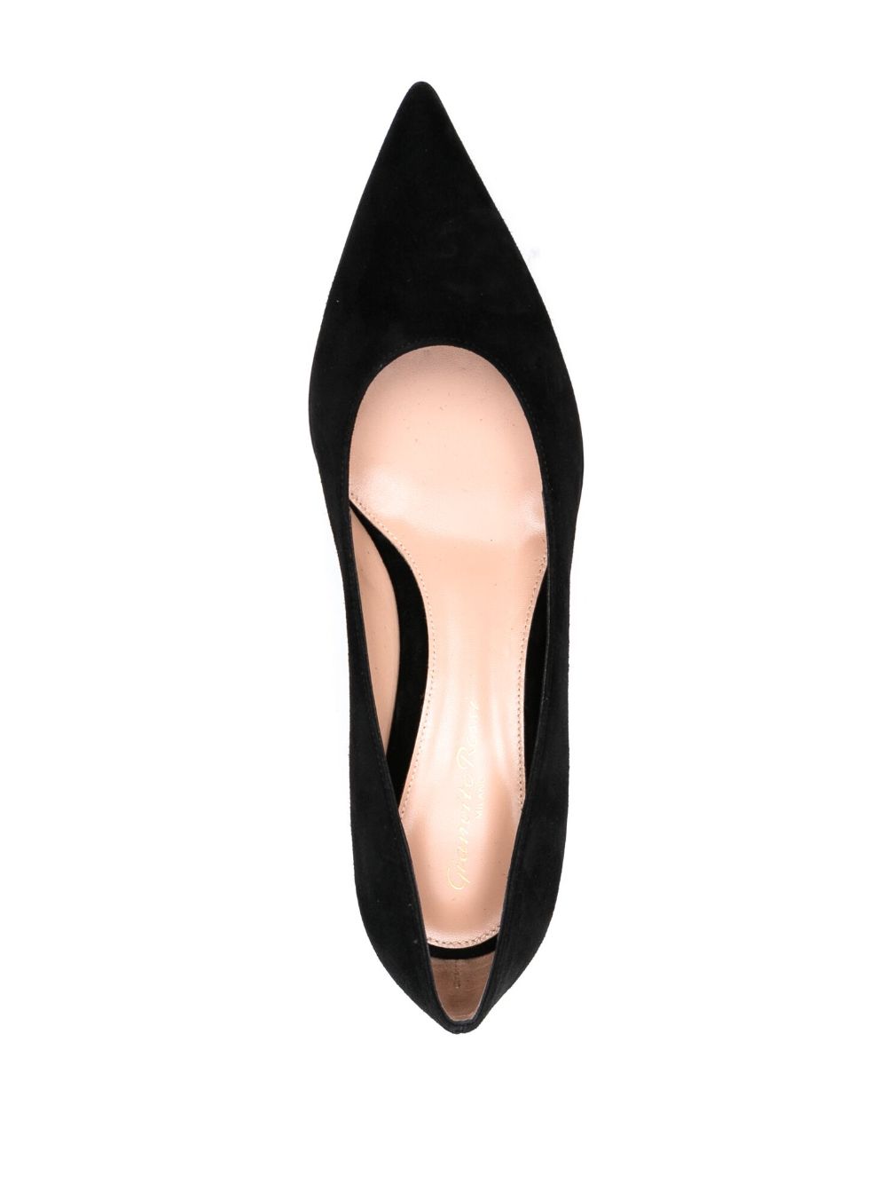 Gianvito Rossi Piper Suede Leather Pumps