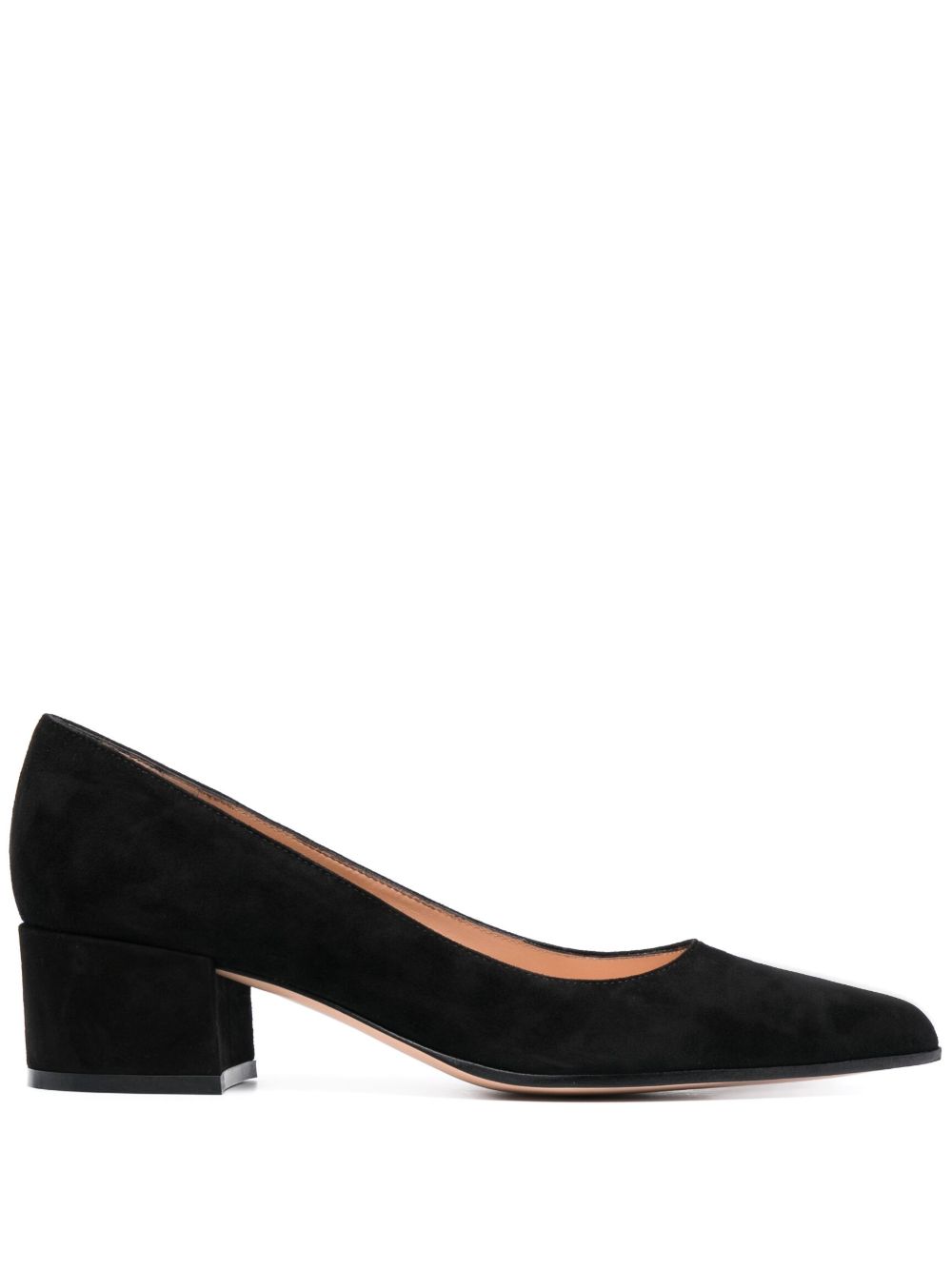 Gianvito Rossi Piper Suede Leather Pumps