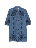 Zimmermann Aster Denim Mini Dress