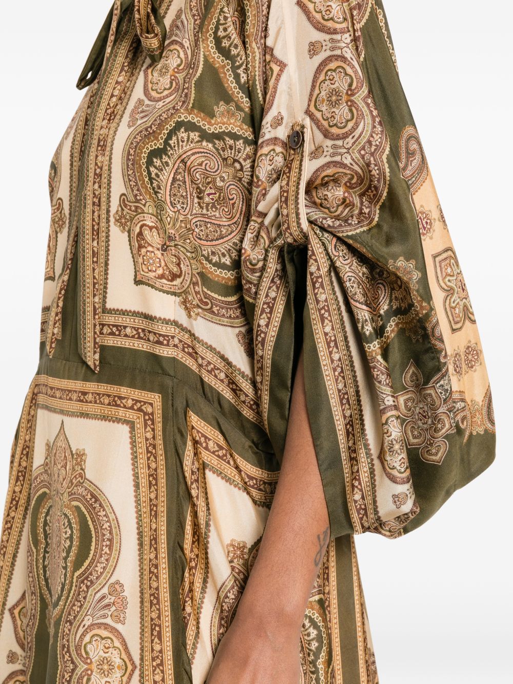 Zimmermann Mahon Printed Silk Dress