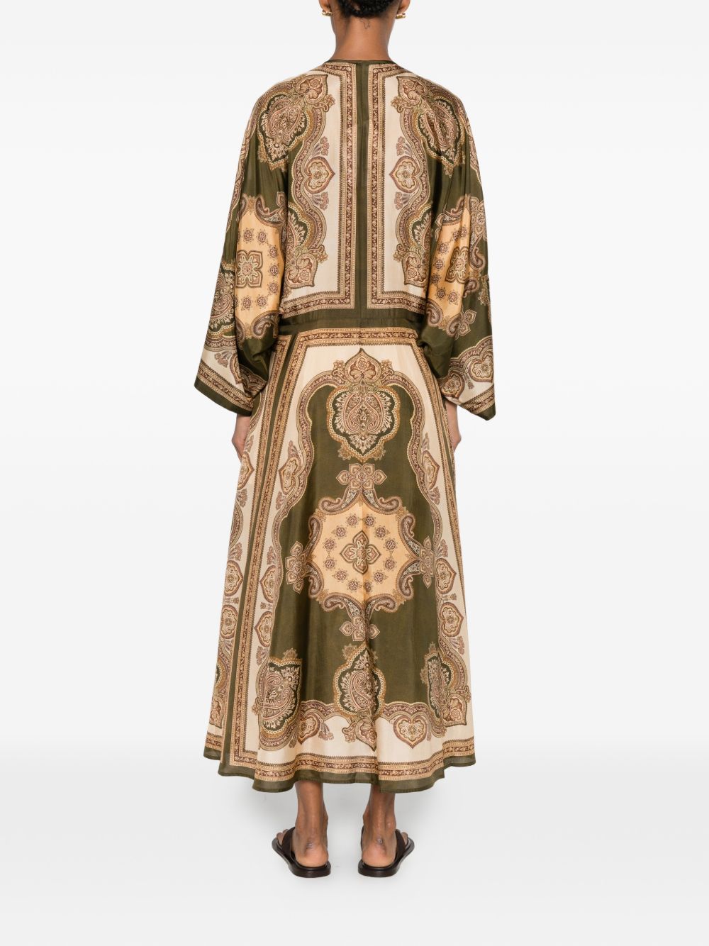 Zimmermann Mahon Printed Silk Dress