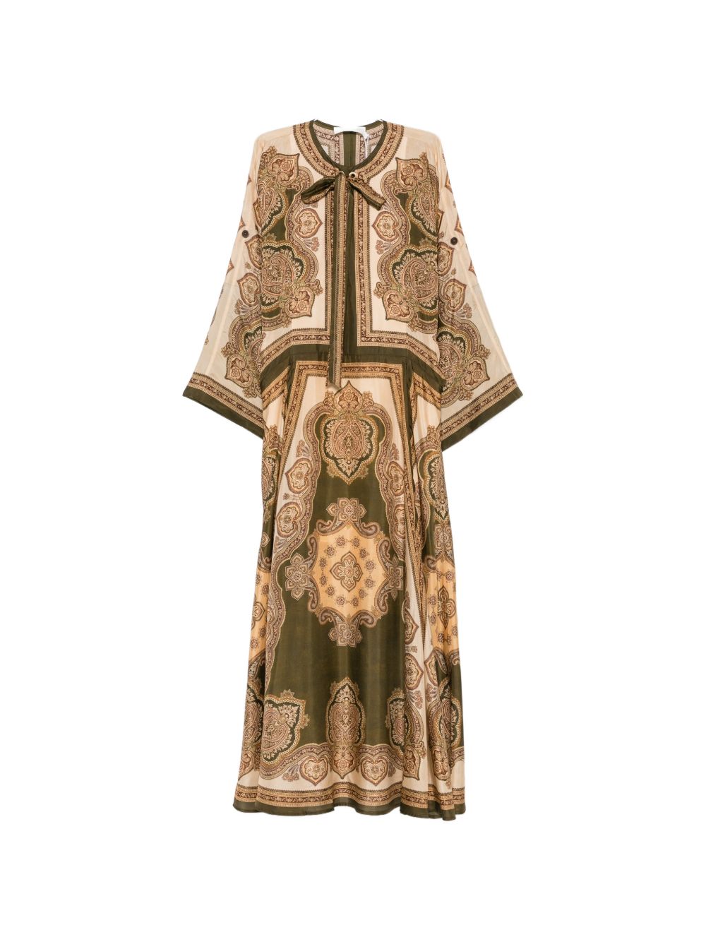 Zimmermann Mahon Printed Silk Dress