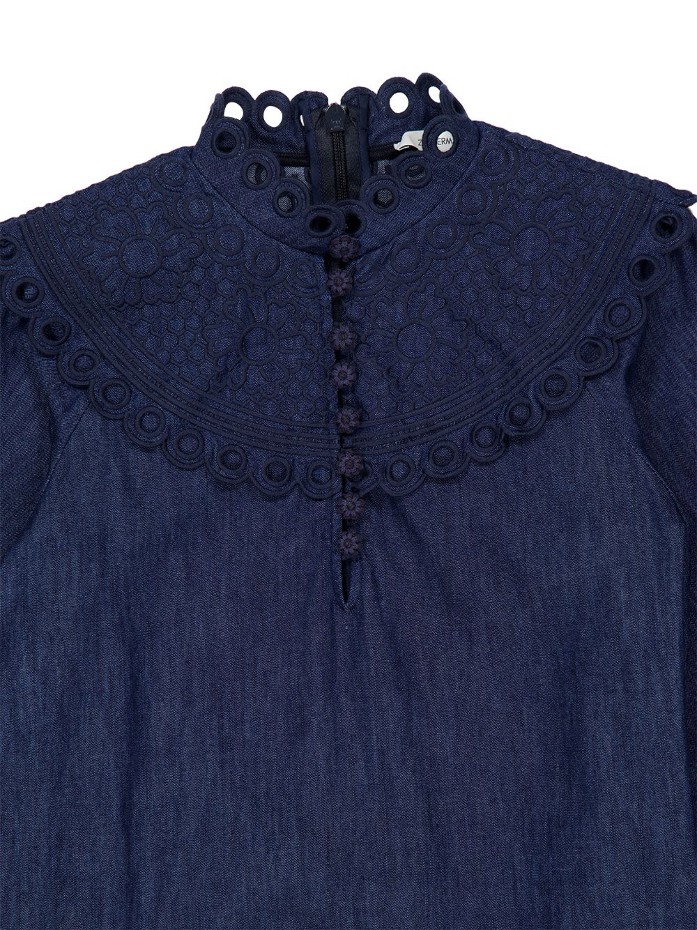 Zimmermann Mahon Denim Mini Dress
