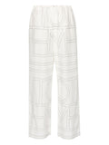 Toteme Pre Cotton Blend Pajama Trousers