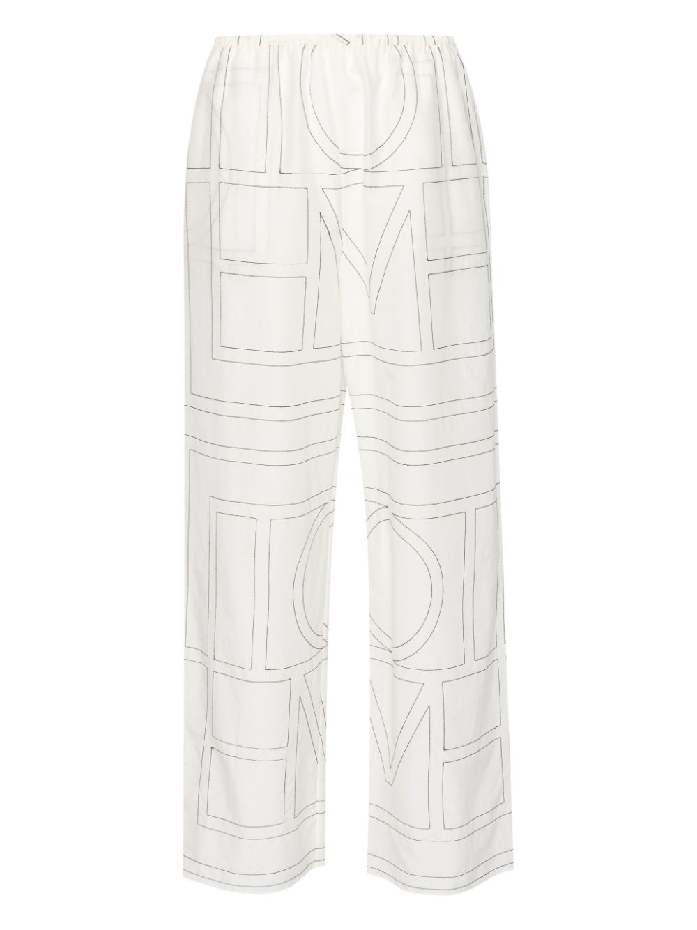 Toteme Pre Cotton Blend Pajama Trousers