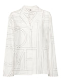 Toteme Pre Cotton Blend Pajama Shirt
