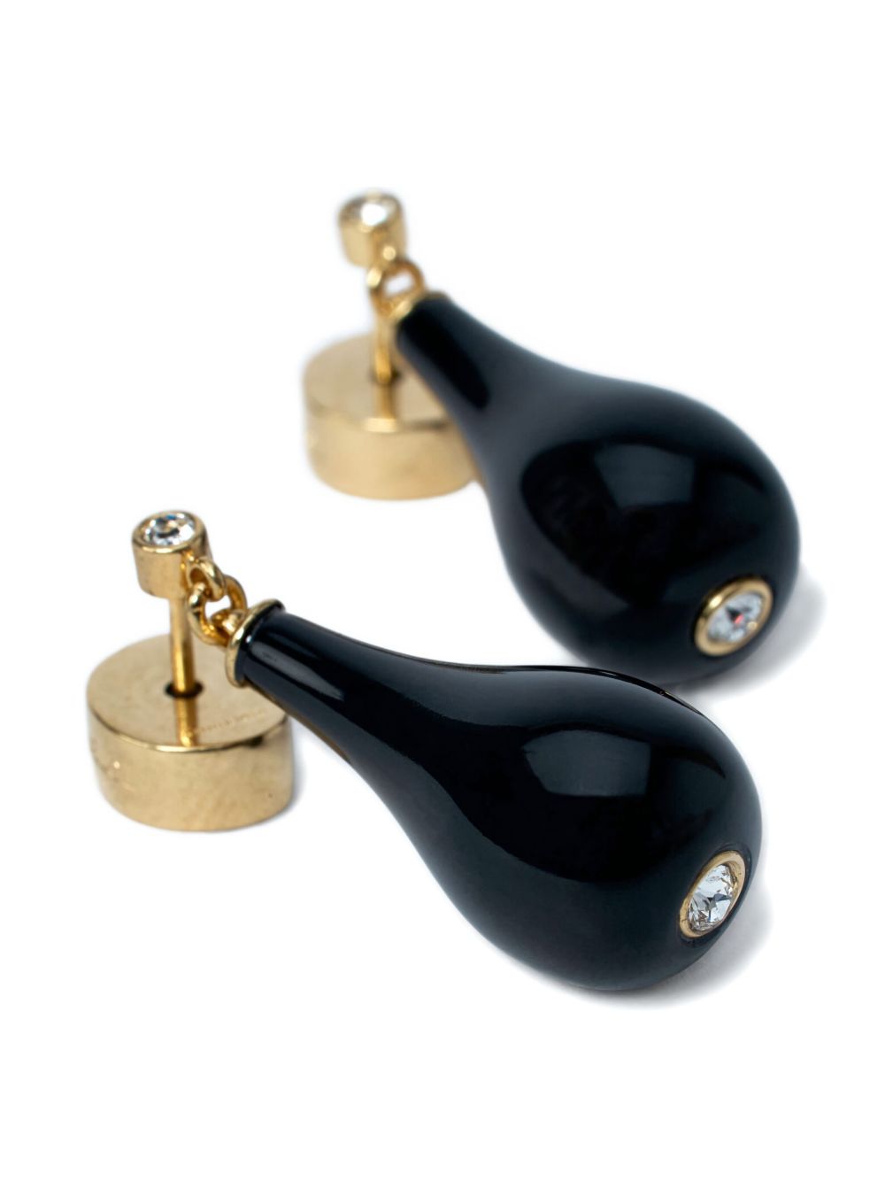 Toteme Pre Onyx Drops Earrings