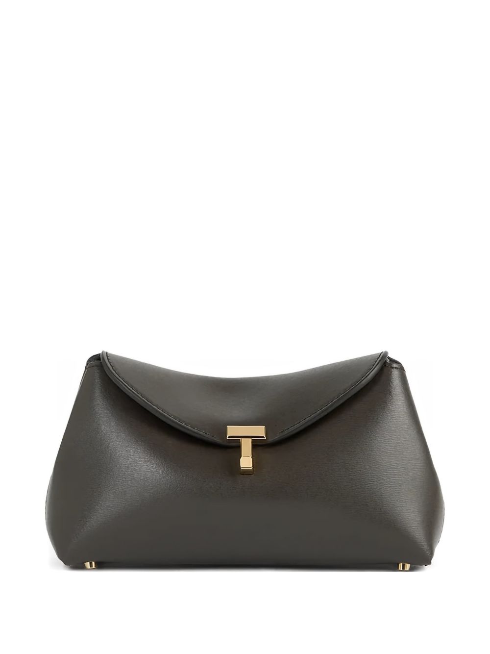 Toteme Pre T Lock Mini Leather Clutch