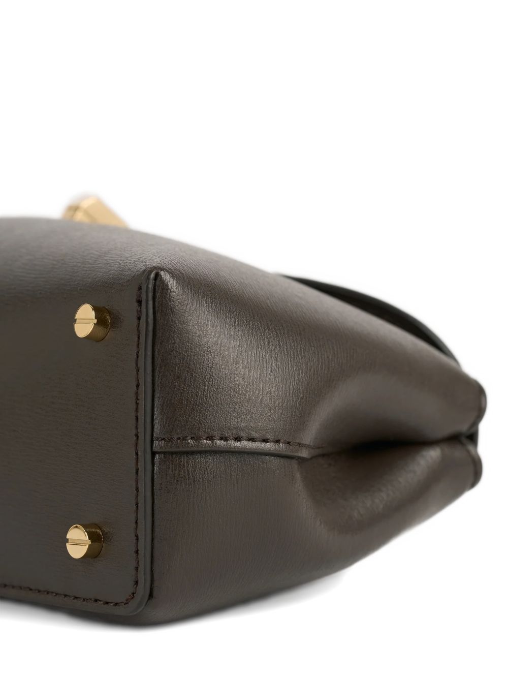 Toteme Pre T Lock Mini Leather Clutch