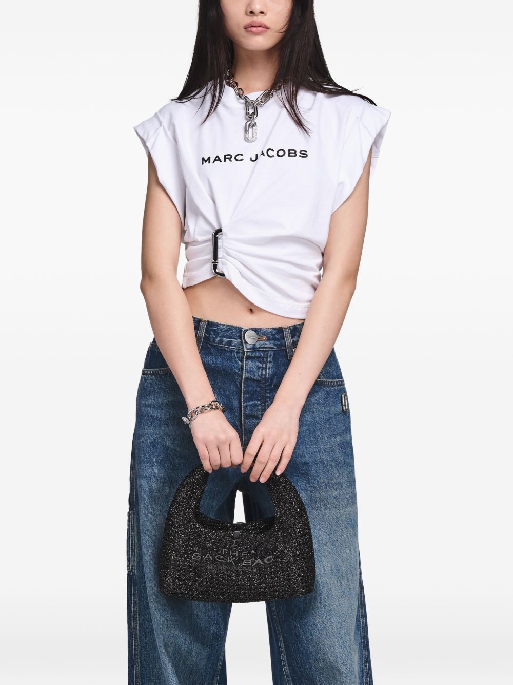 Marc Jacobs The Mini Sack Crochet Handbag