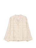 Toteme Pre Monogram Silk Pajama Shirt