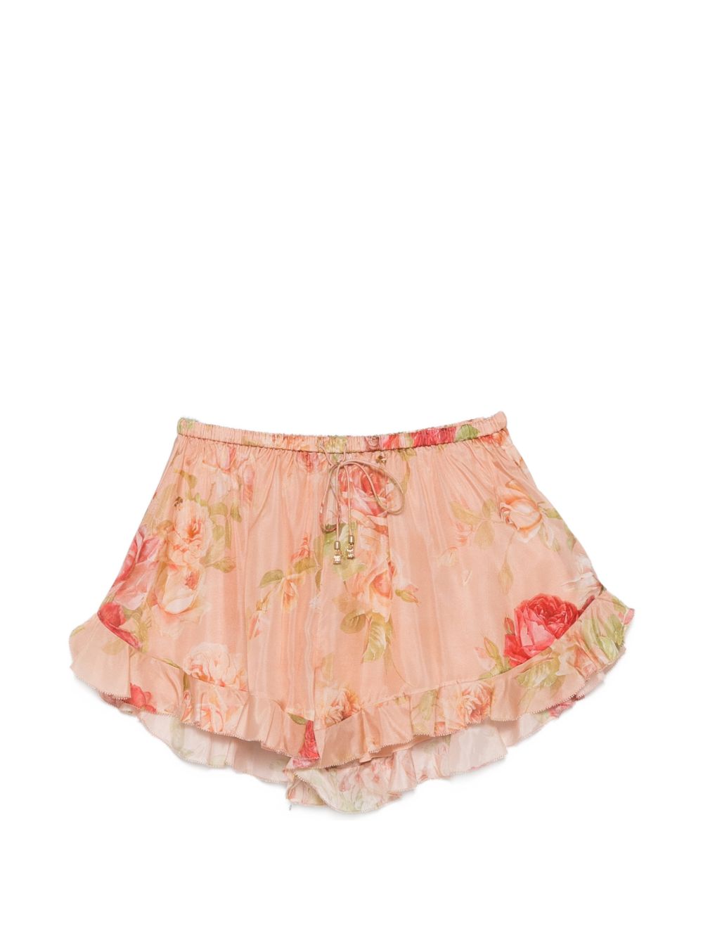 Zimmermann Roseligh Silk Shorts