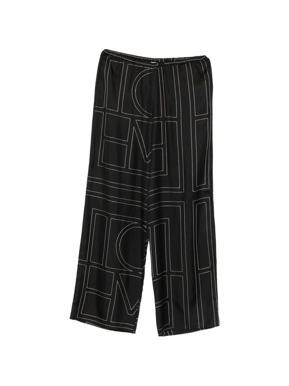 Toteme Pre Monogram Silk Pajama Trousers