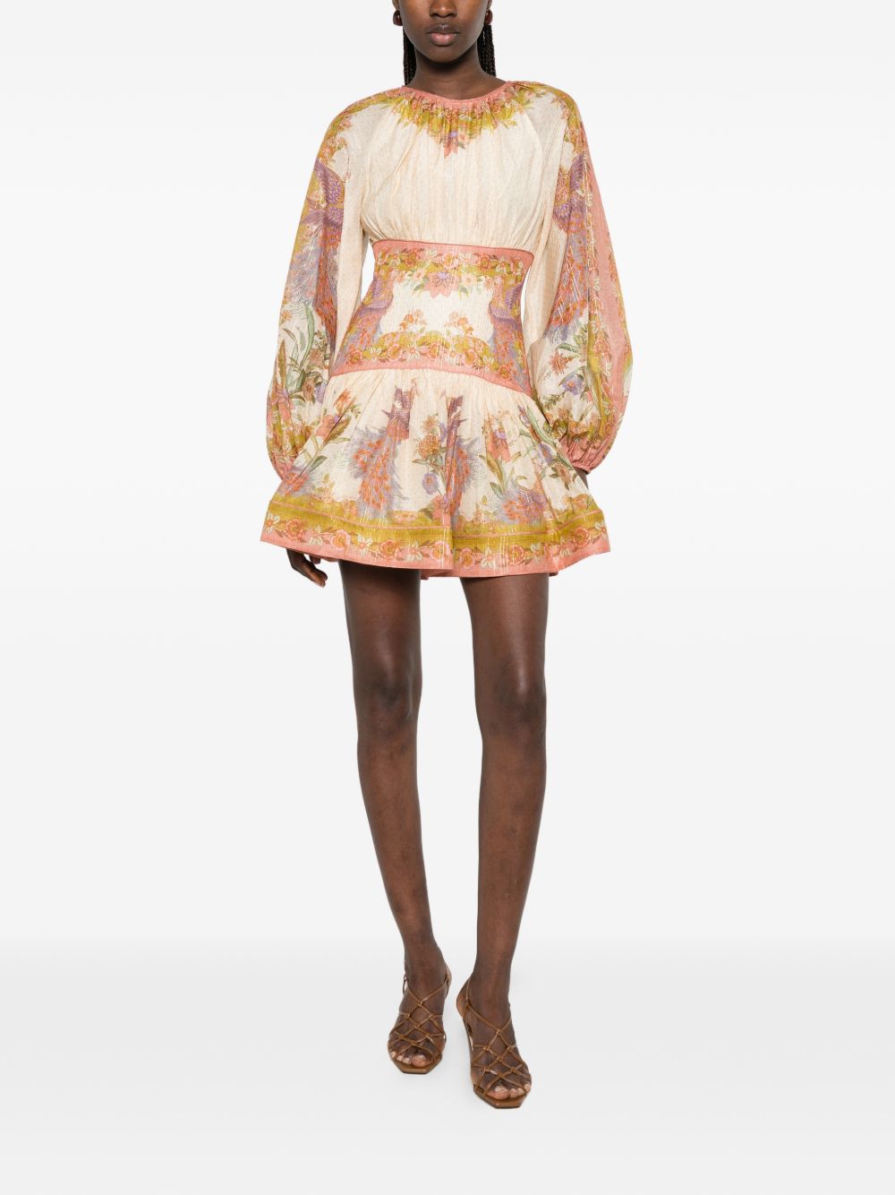 Zimmermann Indra Printed Mini Dress