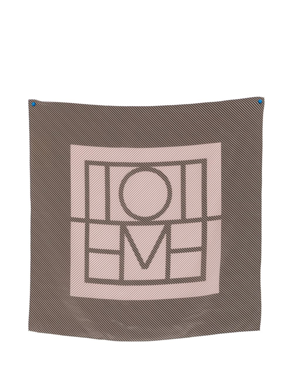 Toteme Pre Monogram Silk Foulard