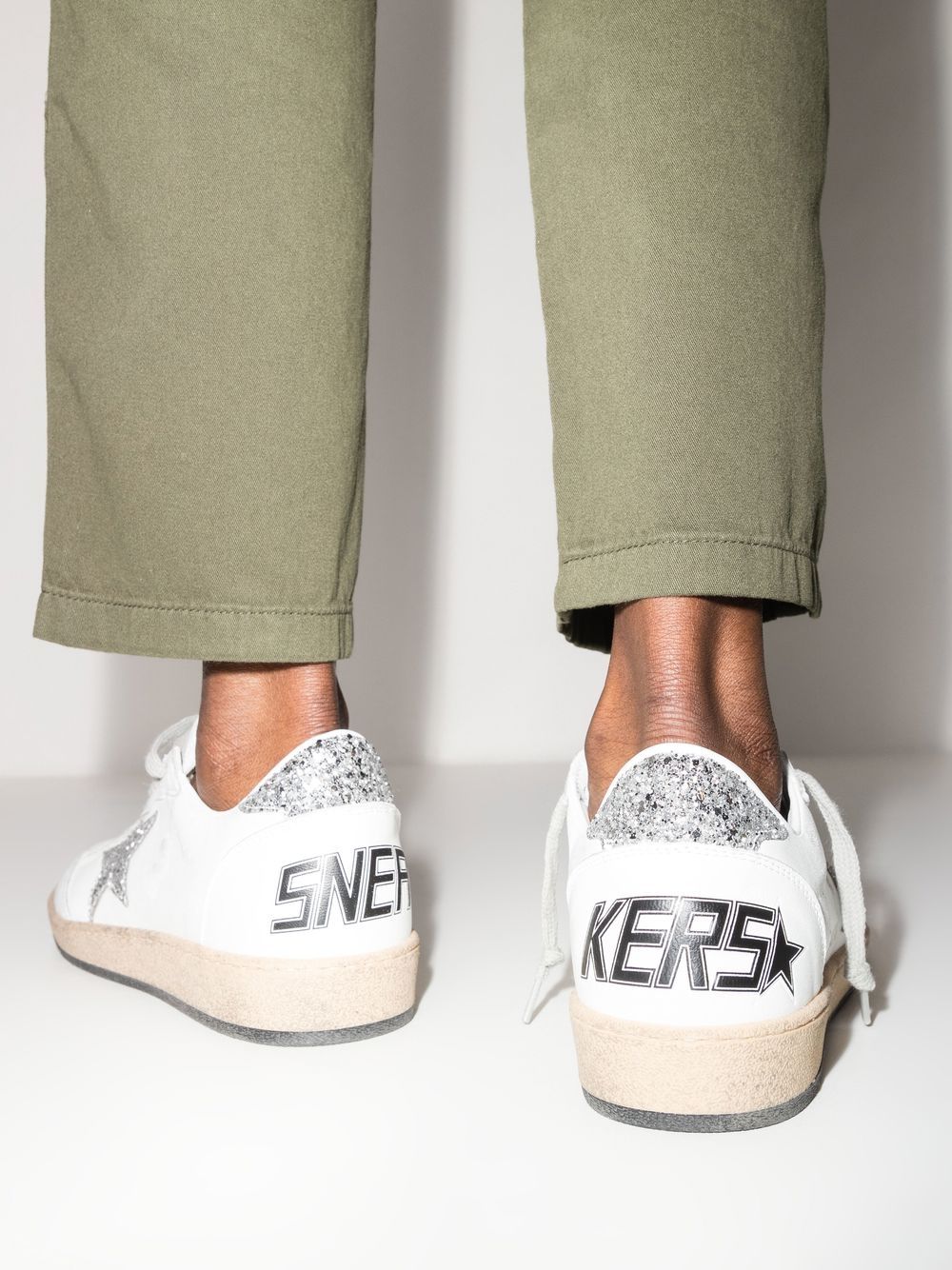 Golden Goose Ball Star Leather Sneakers
