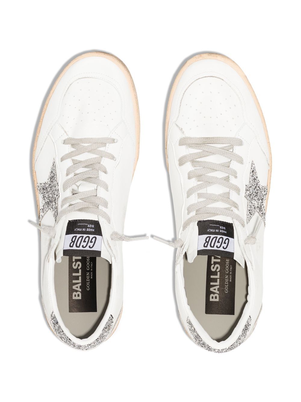 Golden Goose Ball Star Leather Sneakers
