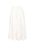 Zimmermann Mahon Cotton Midi Skirt