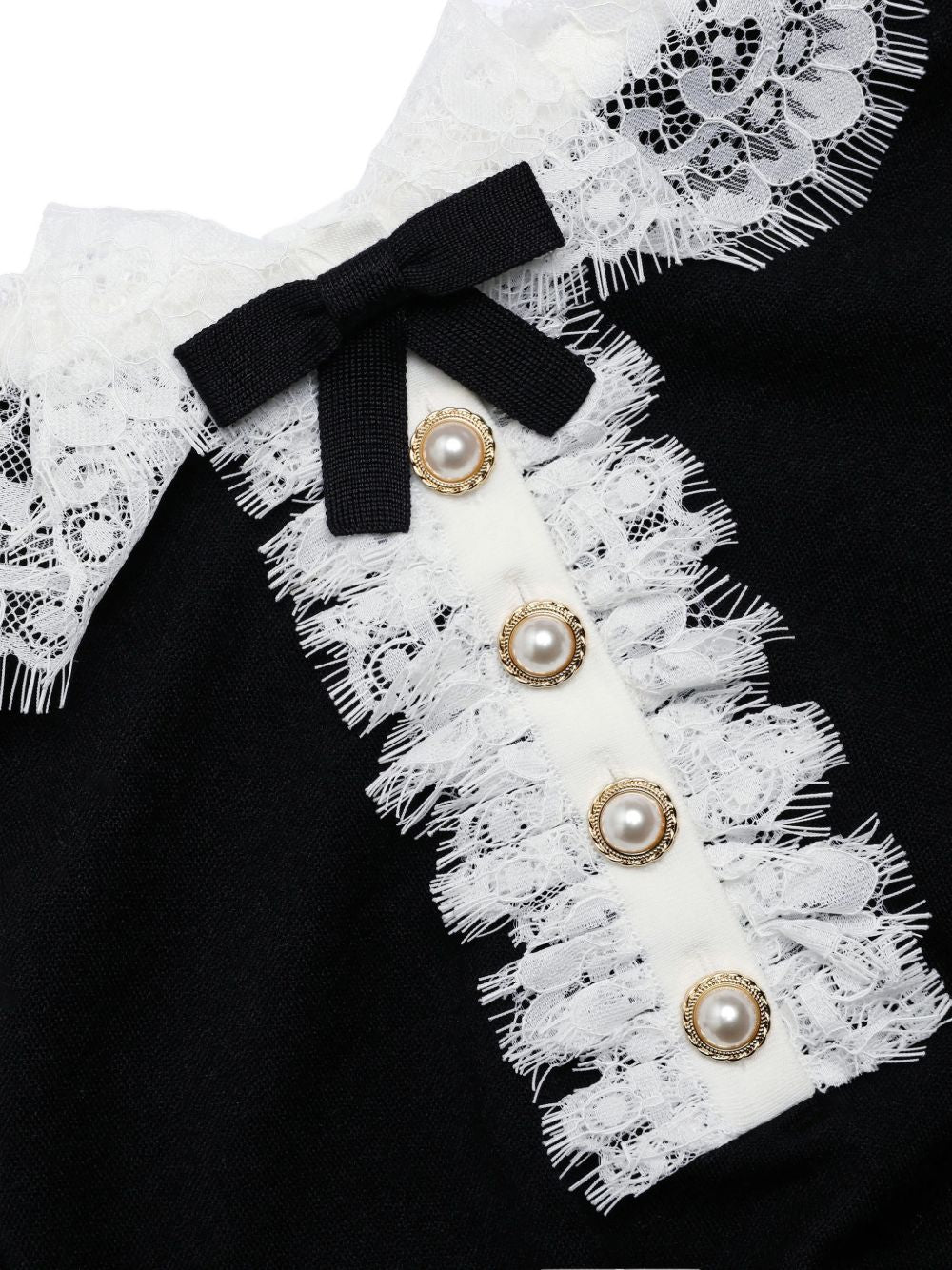 Self Portrait Lace Collar Top