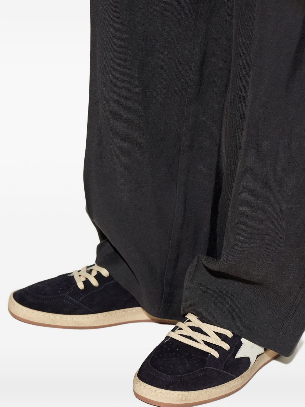 Golden Goose Ball Star Leather Sneakers