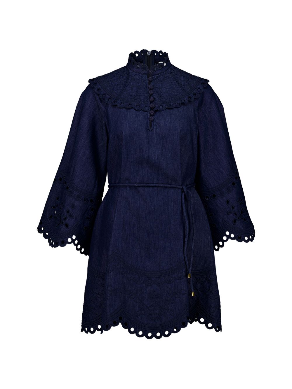 Zimmermann Mahon Denim Mini Dress