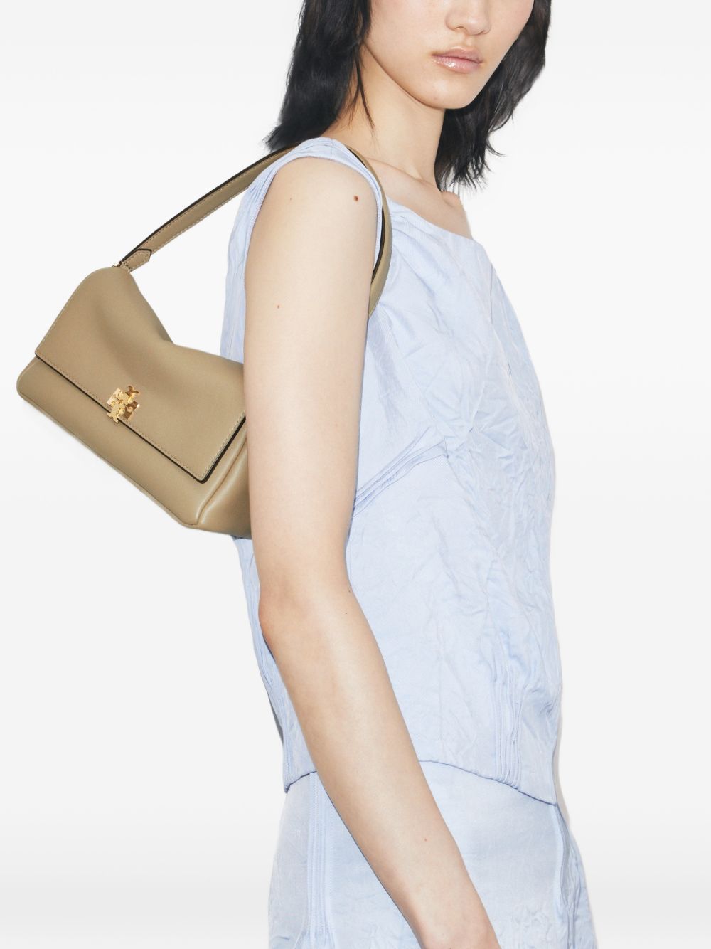 Tory Burch Charlie Small Leather Shoulder Bag