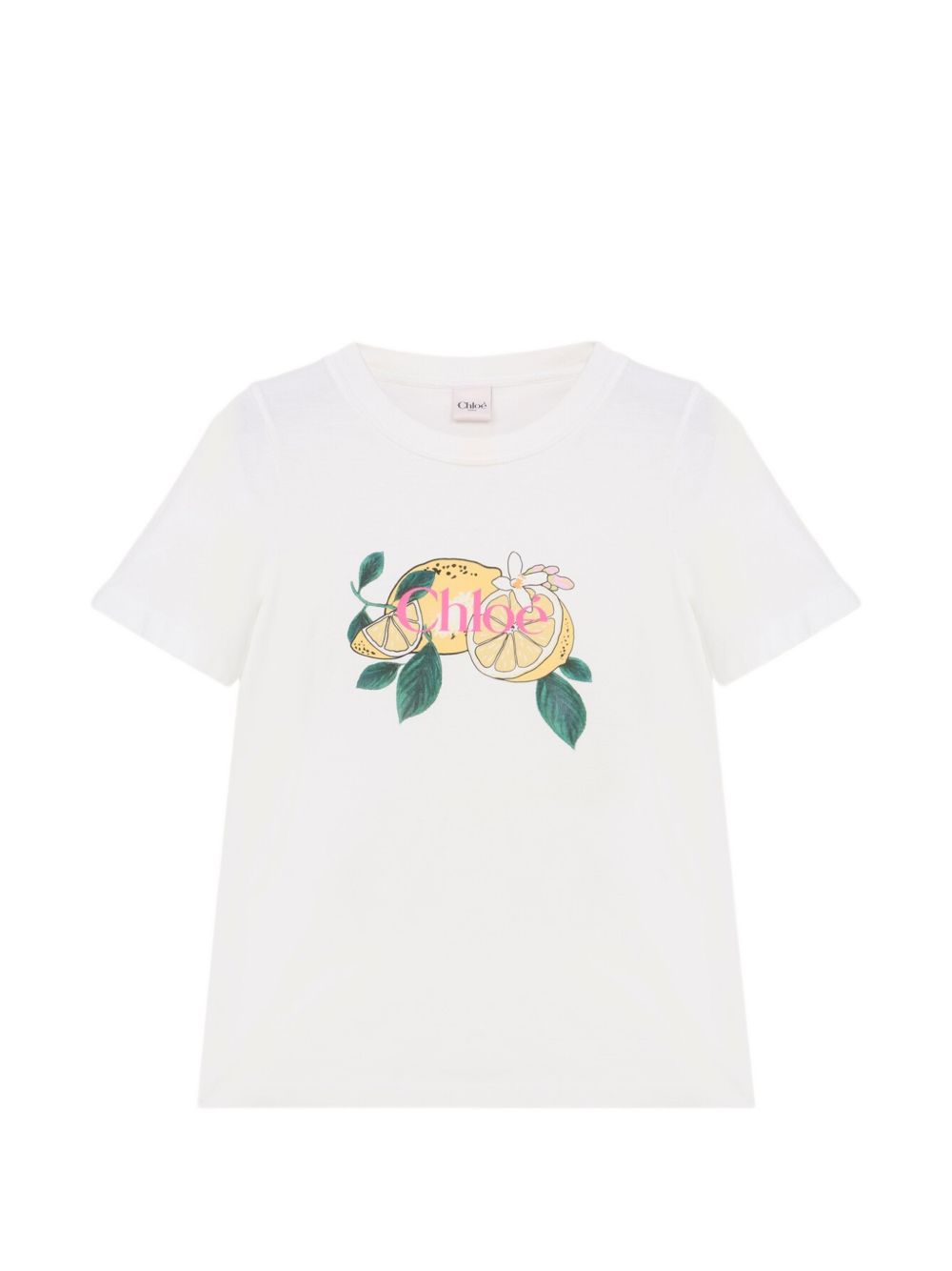 Chloè Printed Cotton T Shirt