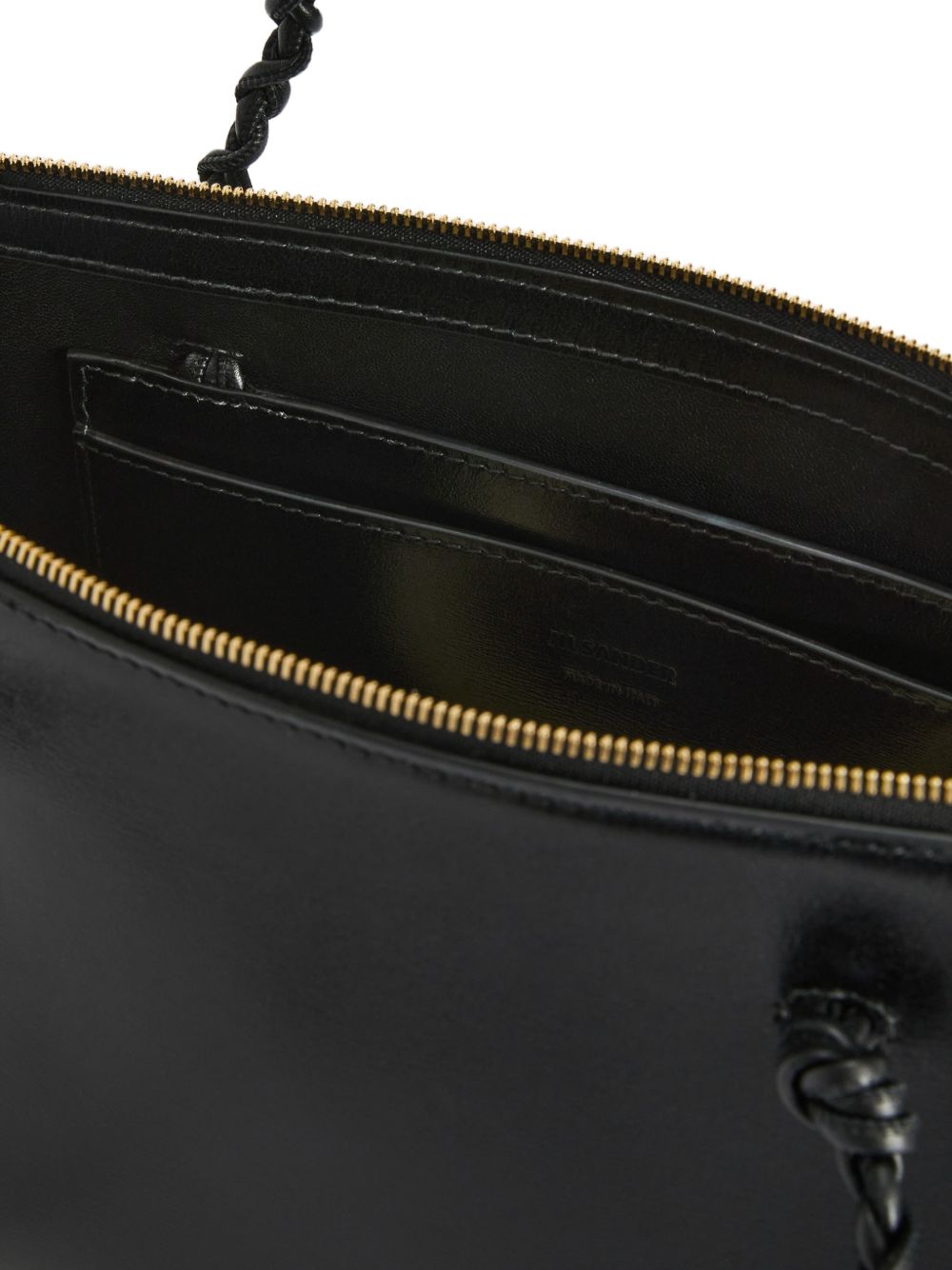 Jil Sander Tangle Leather Shoulder Bag