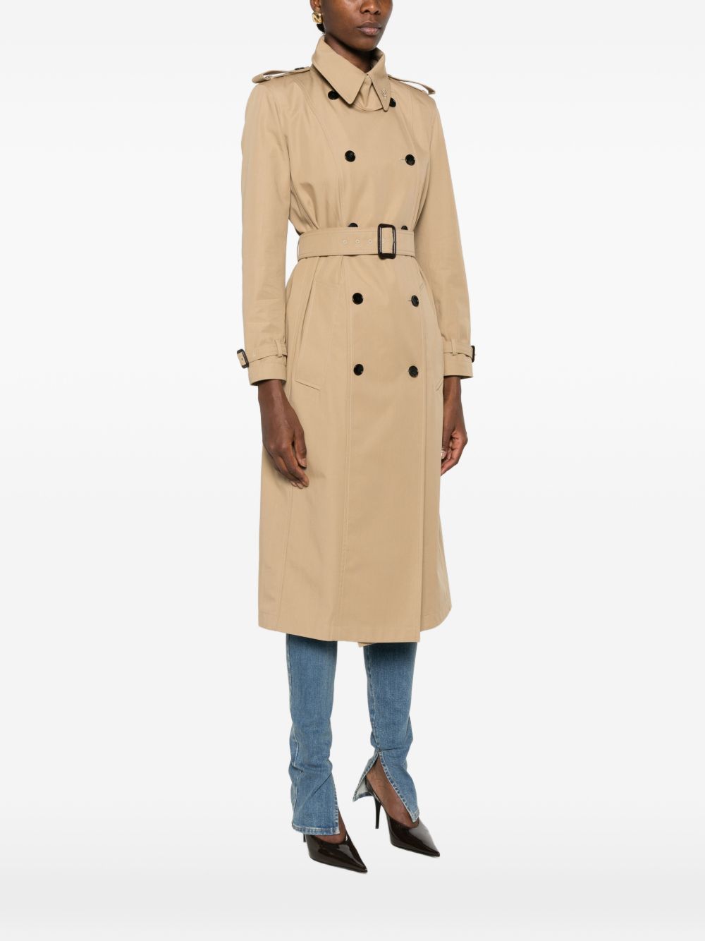 Gucci Cotton Long Trench Coat