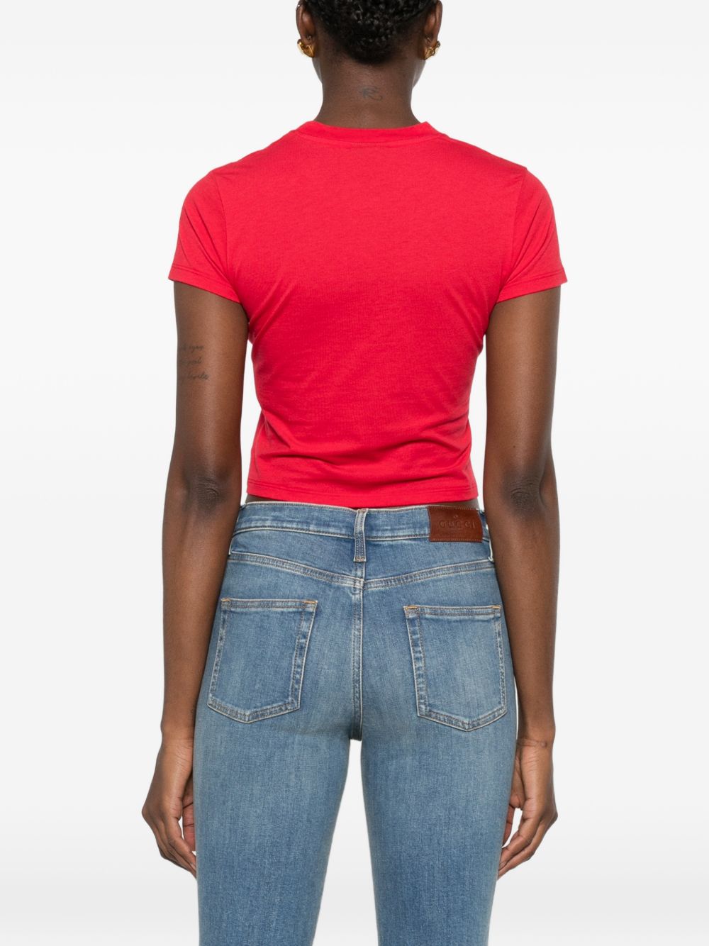 Gucci Logo Cotton T Shirt