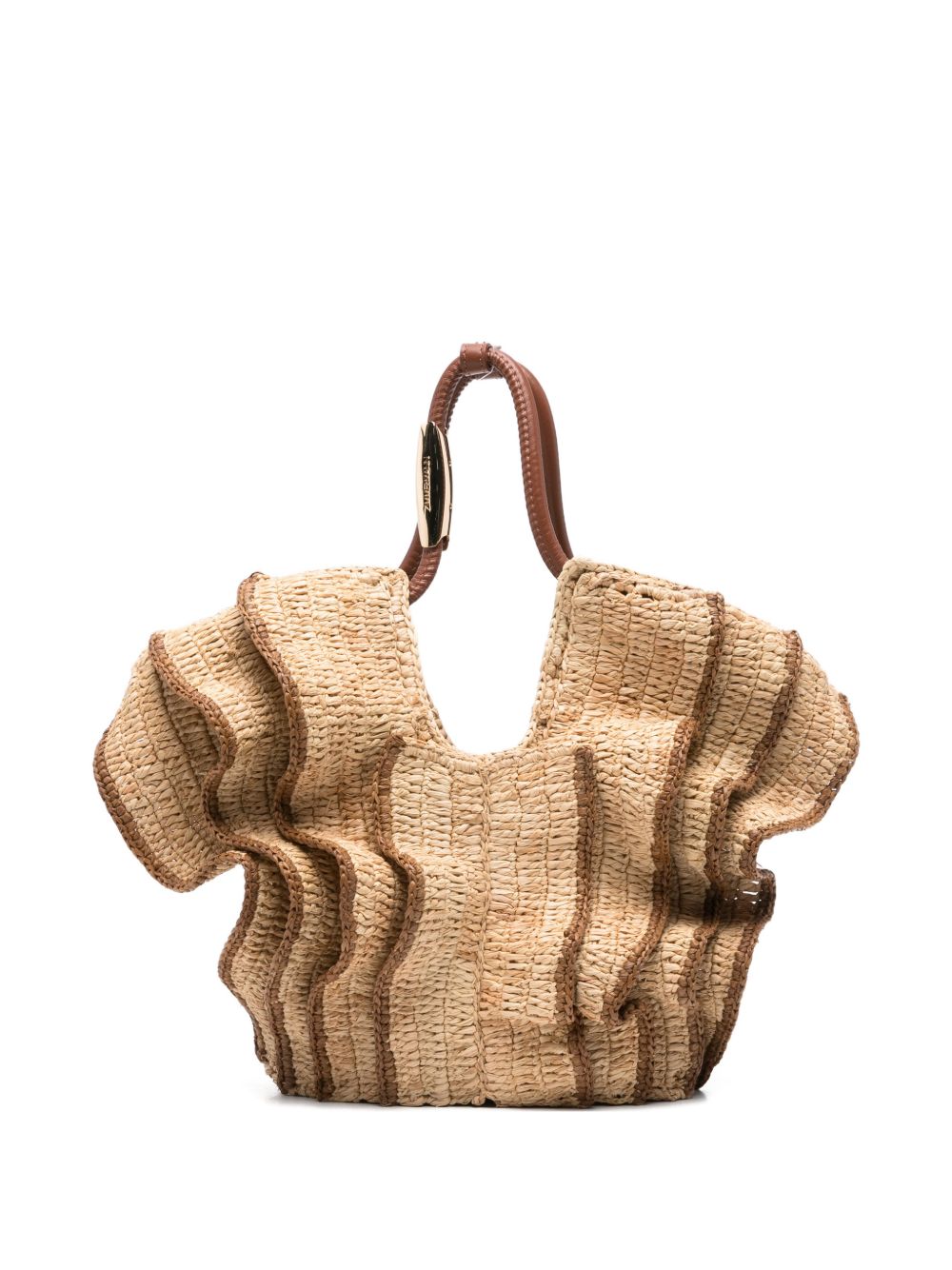 Zimmermann Goldentime Small Rafia Tote