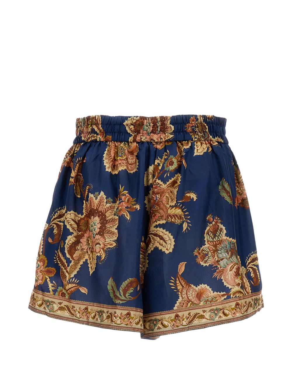 Zimmermann Aster Printed Silk Shorts