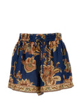 Zimmermann Aster Printed Silk Shorts