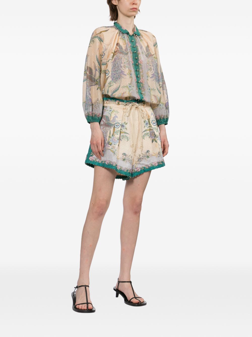 Zimmermann Indra Cotton And Silk Blouse