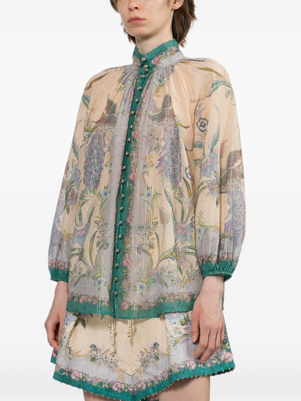 Zimmermann Indra Cotton And Silk Blouse