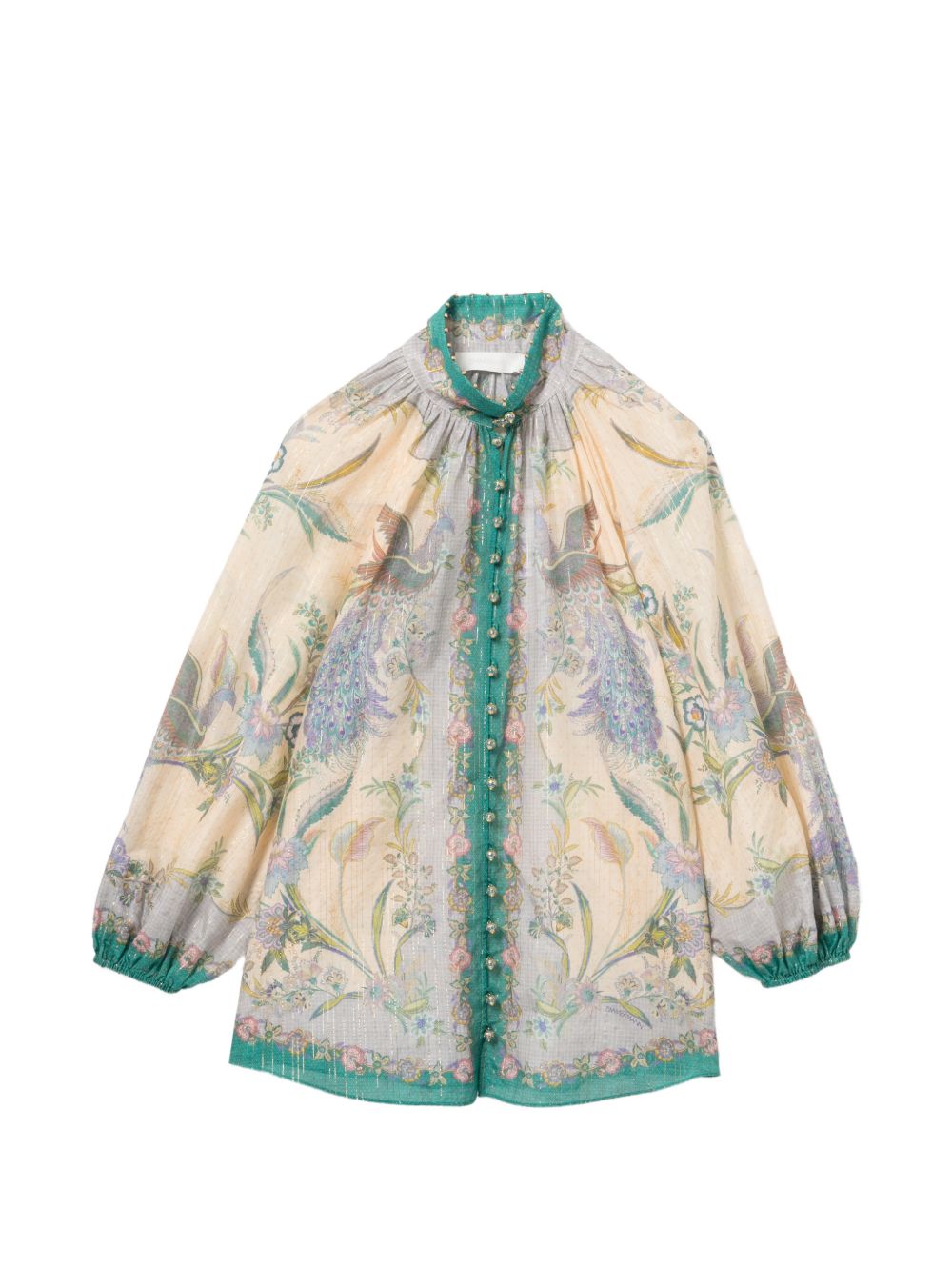Zimmermann Indra Cotton And Silk Blouse