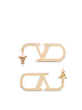 Valentino Garavani V Logo Signature Strass Earrings