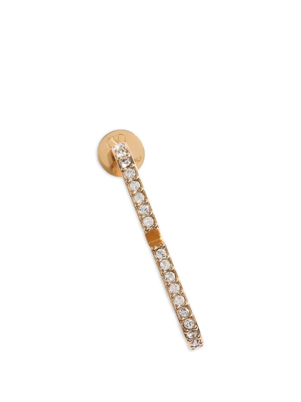 Valentino Garavani V Logo Signature Strass Earrings