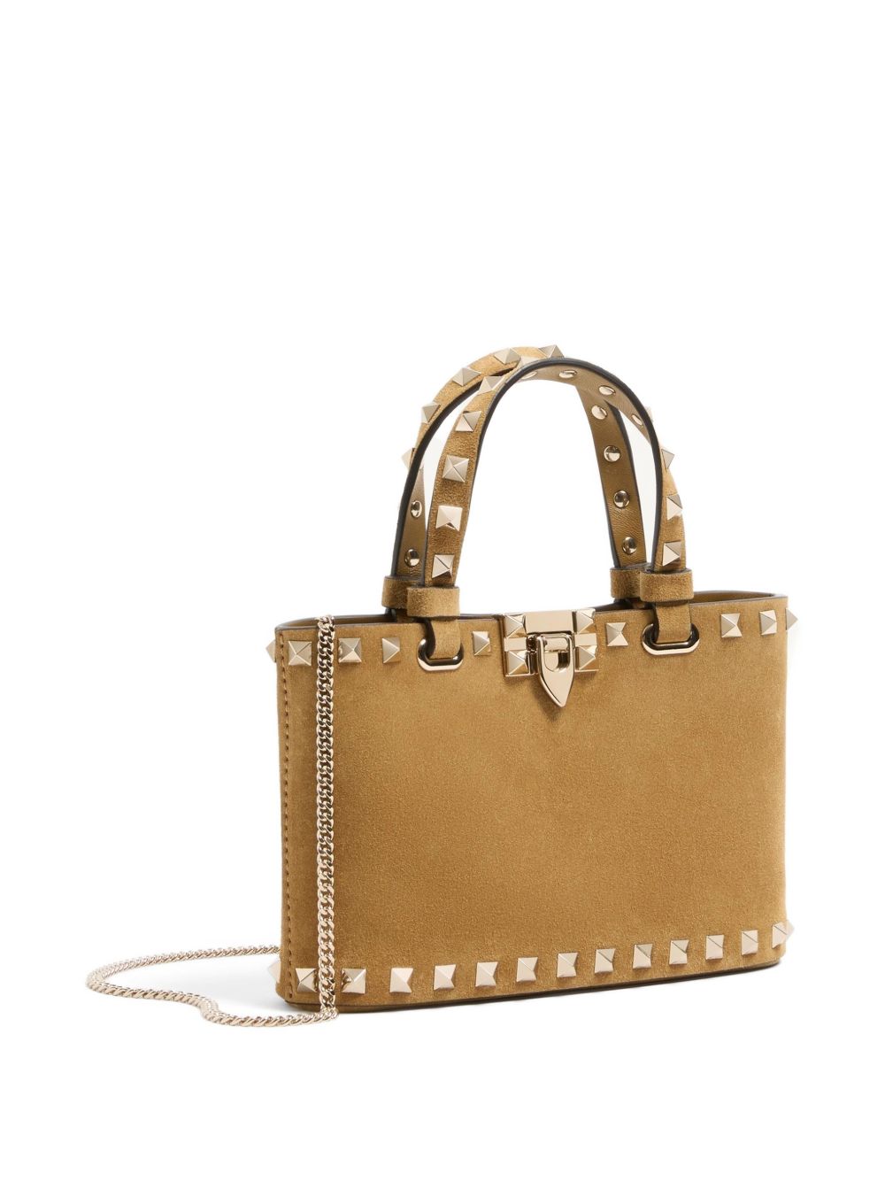 Valentino Garavani Rockstud Suede Leather Mini Bag