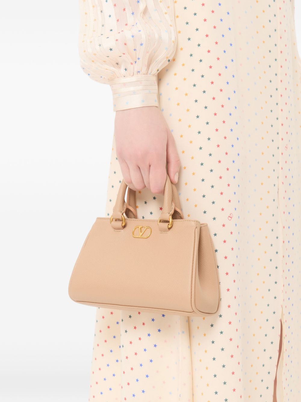 Valentino Garavani V Logo Signature Leather Mini Bag