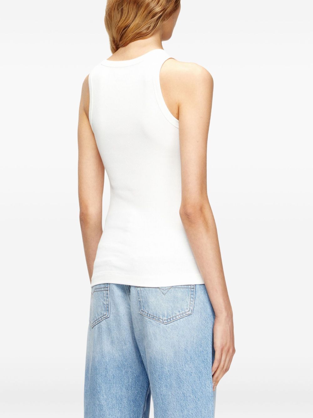 Diesel Logo Cotton Tank Top