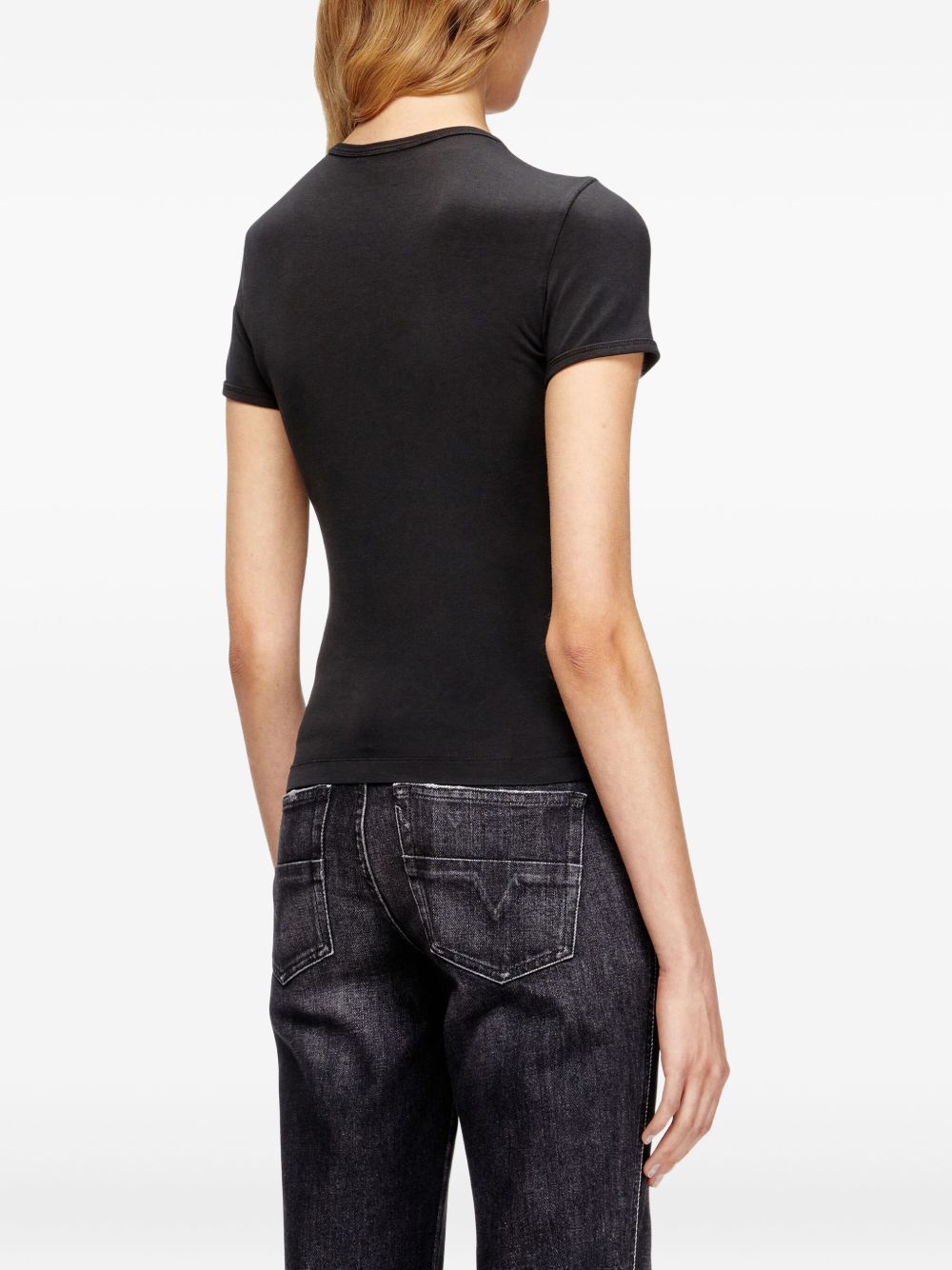 Diesel Logo Cotton T Shirt