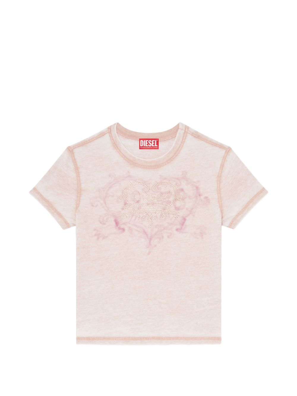 Diesel Logo Cotton Blend T Shirt