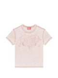 Diesel Logo Cotton Blend T Shirt